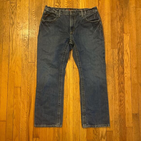 Ariat Men's Blue and Navy Jeans